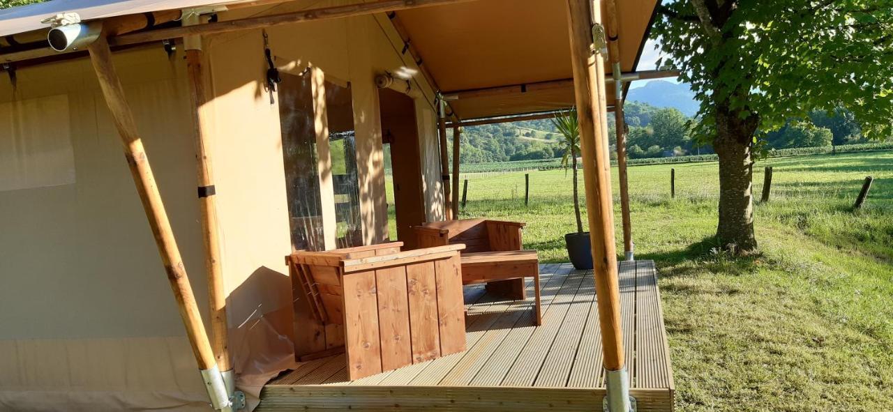 Tente Safari Lodge Ferme Carrique Tardets-Sorholus Eksteriør billede